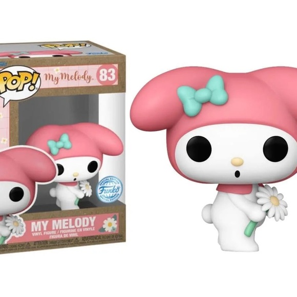 Funko My Melody Pink and White Vinyl Figure 83 box lunch earth day exclusive - Picture 1 of 9